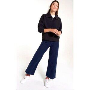 NWT CALIA Carrie Underwood Journey Kickback Wide Leg Denim Pant Jean Navy 6